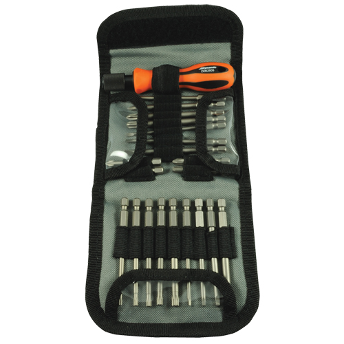 Tournevis multi embouts, 6-1/2" lo, Prise Coussin&eacute;e Rock Safety Industrial Ltd