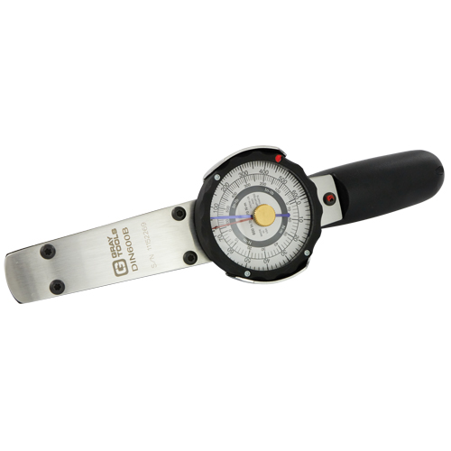 Torque Wrench with Memory Needle, Dial, 3/8" Square Drive, 0 - 600 in-lbs. Rock Safety Industrial Ltd