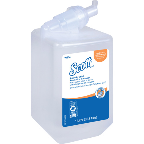 Scott&reg; Control Antimicrobial Skin Cleanser, Foam, 1 L, Unscented Rock Safety Industrial Ltd