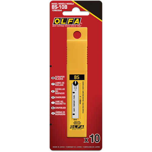 Lames de grattoir &agrave; double tranchant BS-10B 100 mm Rock Safety Industrial Ltd
