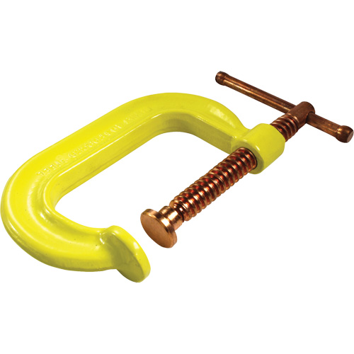 Serre-joint en C &agrave; gorge profonde pour service normal, Capacit&eacute; de 2" (51 mm), Profondeur de gorge de 2-1/8" (54 mm) Rock Safety Industrial Ltd