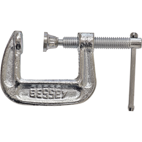 Serre-joint en C de s&eacute;rie l&eacute;g&egrave;re, Capacit&eacute; de 1" (25 mm), Profondeur de gorge de 1" (25 mm) Rock Safety Industrial Ltd