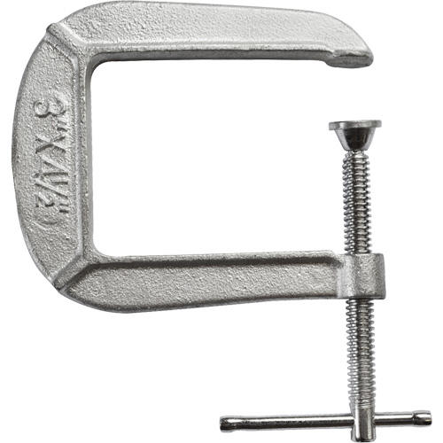 Serre-joint en C de s&eacute;rie l&eacute;g&egrave;re, Capacit&eacute; de 3" (76 mm), Profondeur de gorge de 4-1/2" (114 mm) Rock Safety Industrial Ltd