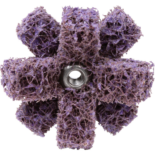 Scotch-Brite Cross Buff, BF-XB, 1-1/2" Dia., Medium Grit, Aluminum Oxide Rock Safety Industrial Ltd