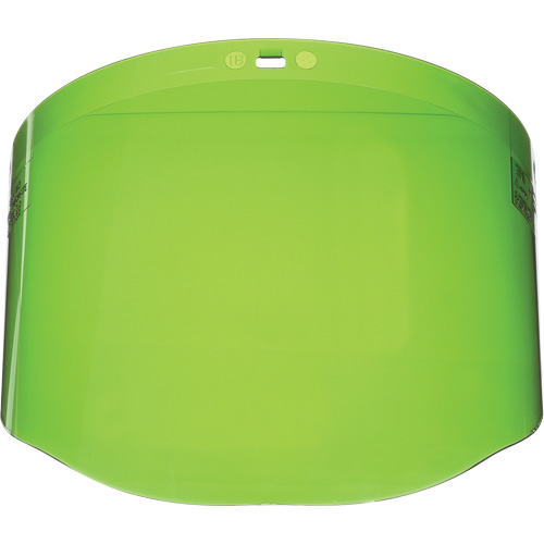 &eacute;cran facial, Polycarbonate, Teinte Vert Rock Safety Industrial Ltd