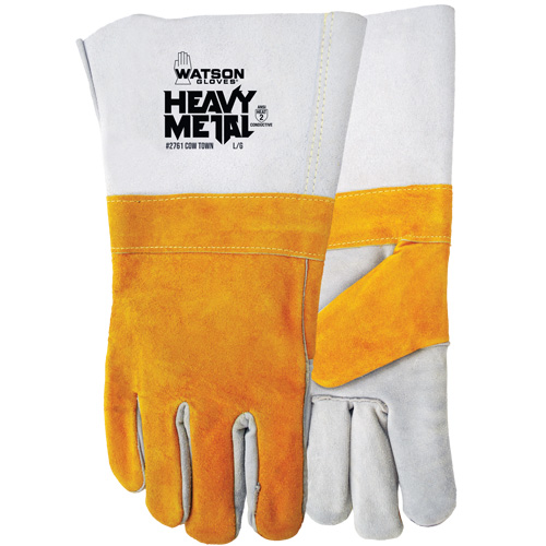 Cow Town Flame-Resistant Gloves, Split Cowhide, Size Small Rock Safety Industrial Ltd