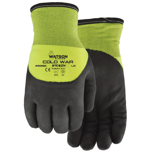 Stealth Cold War Thermal Gloves, Large, Foam Nitrile Coating Rock Safety Industrial Ltd