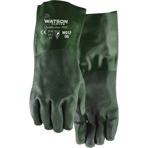 Gants enduits Dura Dip, 12" lo, PVC, Doublure en Jersey Rock Safety Industrial Ltd