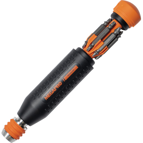 Tournevis multi embouts Original MEGALOK 15-en-1, 6-3/10" lo, Prise Textur&eacute; Rock Safety Industrial Ltd