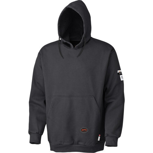 335 Chandail &agrave; capuche ignifug&eacute;, Hommes, Grand, Noir, 22 cal/cm² Rock Safety Industrial Ltd