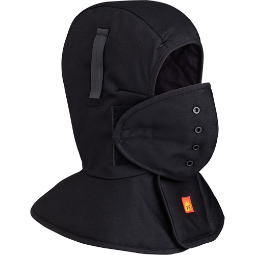 565A Doublure matelass&eacute;e FR &agrave; long col pour casque, Noir, Coton Rock Safety Industrial Ltd