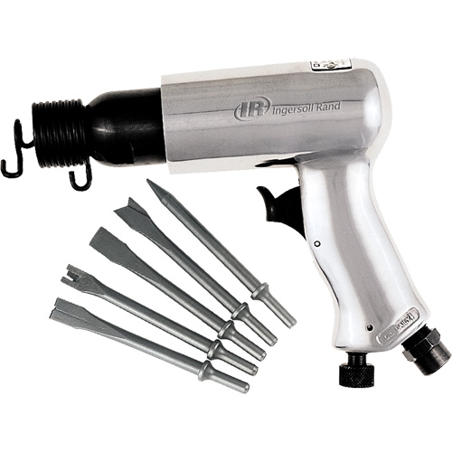 Air Hammer with Chisel Set, 3 CFM, 1/4" NPT, 3500 BPM, 11/16" x 2-5/8" (17.46mm x 66.68mm) Rock Safety Industrial Ltd