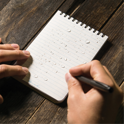 Carnet de notes de poche &agrave; spirale, Couverture souple, Jaune, 100 Pages, 4" , 6"  Rock Safety Industrial Ltd