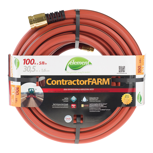 Contractor/FARM Water Hose, PVC, 5/8" dia. x 100' Rock Safety Industrial Ltd