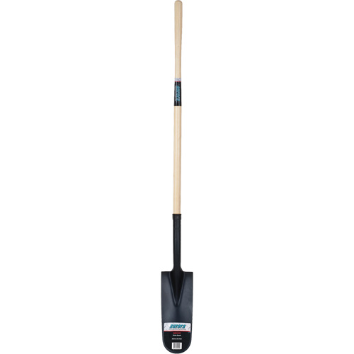 Heavy-Duty Drain Spade, Carbon Steel, 16" x 6" Blade, 45" L, Straight Handle Rock Safety Industrial Ltd