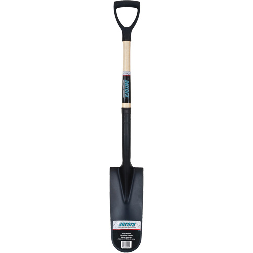 Drain Spade Shovel, Tempered Steel, 14" x 6" Blade, 30" L, D-Grip Handle Rock Safety Industrial Ltd
