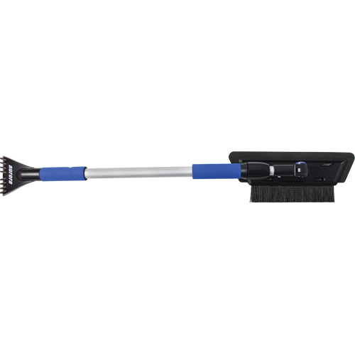 Brosse &agrave; neige, T&eacute;lescopique, lame Mousse de CAV/E, 48" Longueur, Noir/Bleu Rock Safety Industrial Ltd