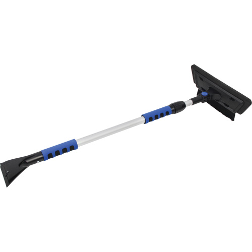 Brosse &agrave; neige, T&eacute;lescopique, lame Mousse de CAV/E, 48" Longueur, Noir/Bleu Rock Safety Industrial Ltd