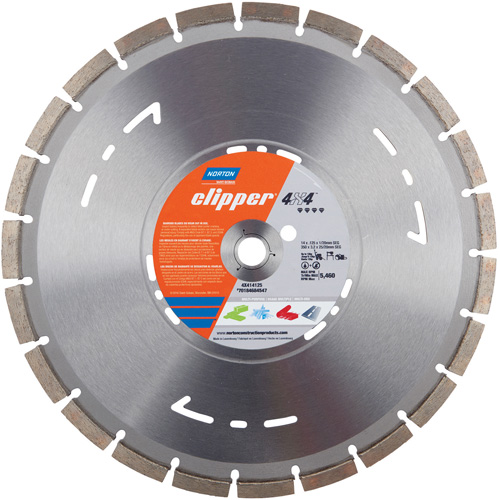 Clipper 4X4 Multi-Purpose Dry Segmented High-Speed Blade Rock Safety Industrial Ltd