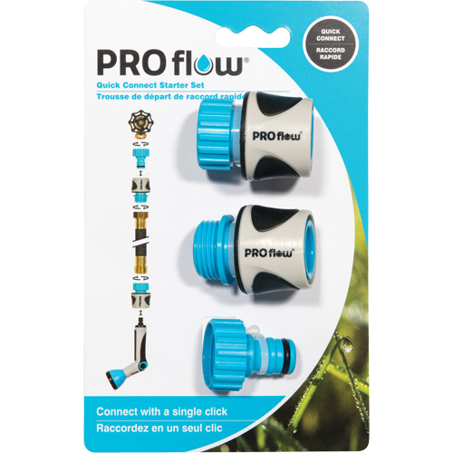 Trousse de d&eacute;marrage de raccords rapides Pro Flow Rock Safety Industrial Ltd