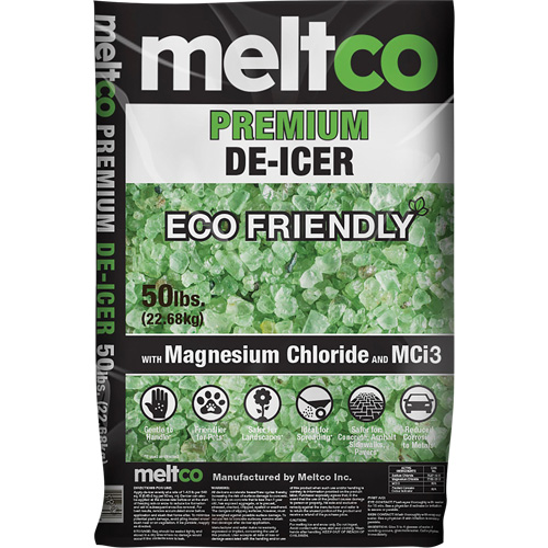 Premium Eco-Friendly De-Icer, Bag, 50 lbs.(22.7 kg), -25°C (-15°F) Melting Point Rock Safety Industrial Ltd