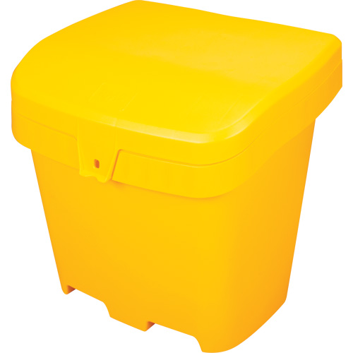 Salt & Sand Storage Bins, With Hasp, 21" x 27" x 26", 4.24 cu. ft., Yellow Rock Safety Industrial Ltd
