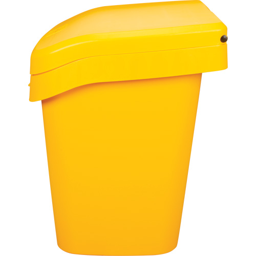 Salt & Sand Storage Bins, With Hasp, 21" x 27" x 26", 4.24 cu. ft., Yellow Rock Safety Industrial Ltd