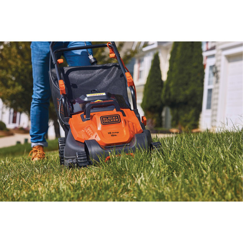 Tondeuse &agrave; gazon avec poign&eacute;e confortable, Pouss&eacute;e, &eacute;lectrique, Largeur de coupe 15" Rock Safety Industrial Ltd