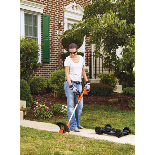 Ensemble de tondeuse compacte sans fil 3 en 1 20 V Max*, Pouss&eacute;e, &agrave; pile, Largeur de coupe 12" Rock Safety Industrial Ltd