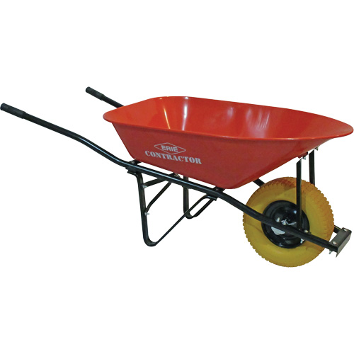 Brouette dentrepreneur Big Wheel, 6 pi³, plateau Acier Rock Safety Industrial Ltd