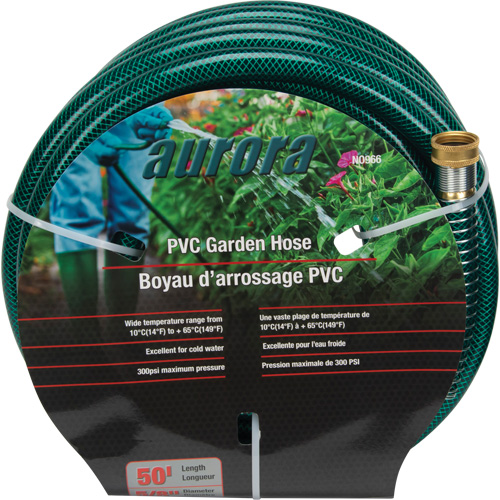Tuyau de jardin, PVC, 5/8" dia x 50' Rock Safety Industrial Ltd