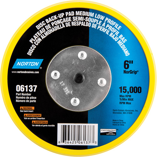 Back Up Pads For PSA & Hook And Loop Paper Discs Rock Safety Industrial Ltd