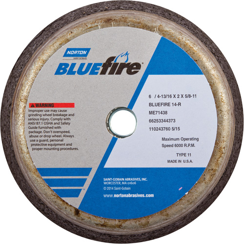 Disque &agrave; &eacute;barbage portatif non renforc&eacute; BlueFire Rock Safety Industrial Ltd