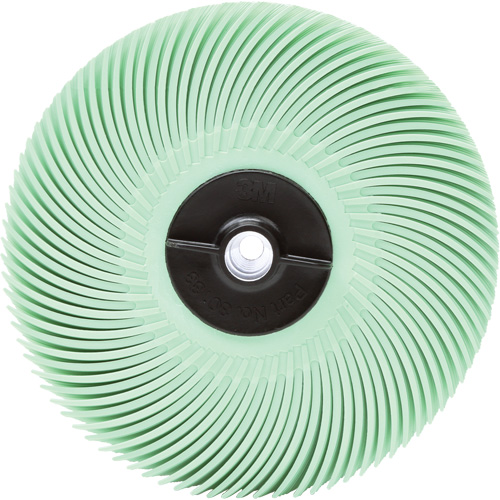 Scotch-Brite Radial Bristle Disc, Aluminum Oxide, 1 Micron Grit, 3" Dia. Rock Safety Industrial Ltd