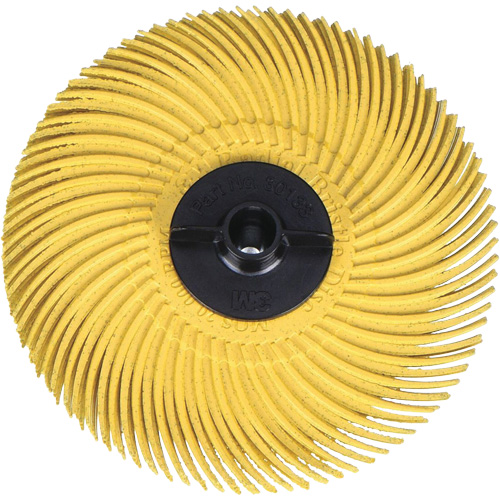 Scotch-Brite Radial Bristle Disc, Aluminum Oxide, 80 Grit, 3" Dia. Rock Safety Industrial Ltd