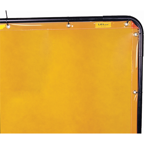 Welding Screen and Frame, Yellow, 6' x 6' Rock Safety Industrial Ltd