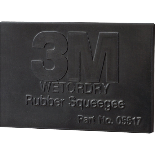 Wetordry Rubber Squeegee, 3", Rubber Rock Safety Industrial Ltd