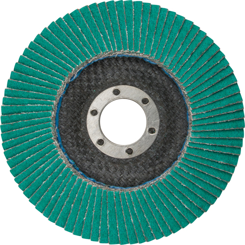 Disques &agrave; lamelles 577F, 4-1/2" x 7/8", Type 29, Grain 60, Zirconium Rock Safety Industrial Ltd