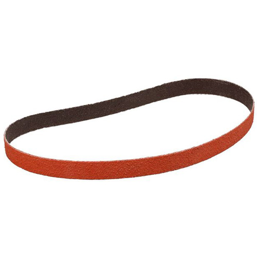 Courroie en toile 984F Cubitron II, 1/2" la x 18" lo, C&eacute;ramique, Grain 60+ Rock Safety Industrial Ltd