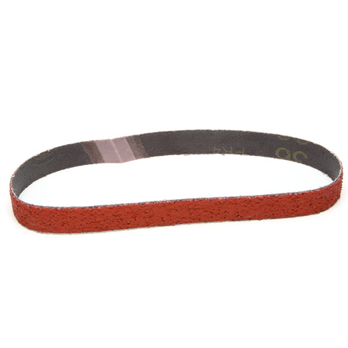 Courroie en toile, 1/2" la x 18" lo, C&eacute;ramique, Grain 40 Rock Safety Industrial Ltd