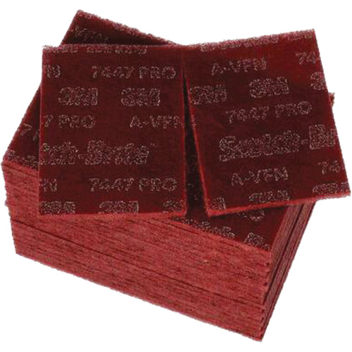 Scotch-Brite 7447 Hand Pads, Aluminum Oxide, 9" x 6", Very Fine Grit Rock Safety Industrial Ltd