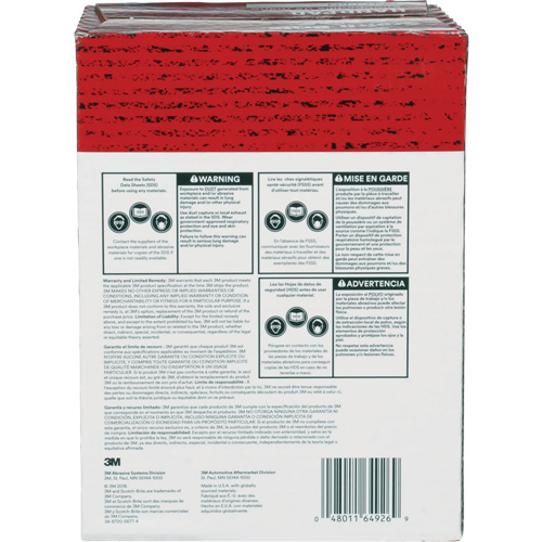 Scotch-Brite 7447 Hand Pads, Aluminum Oxide, 9" x 6", Very Fine Grit Rock Safety Industrial Ltd
