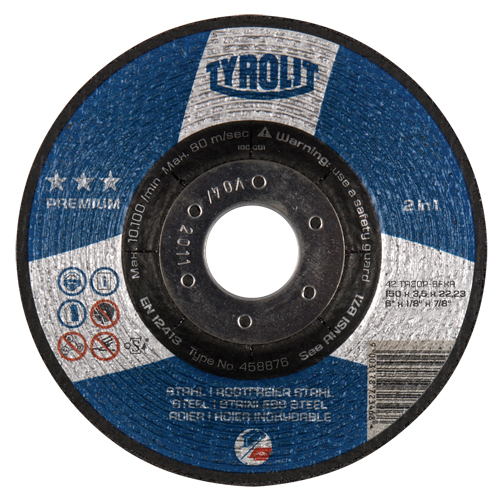 2-IN-1 Combination Wheel - 6", Type 27 Rock Safety Industrial Ltd