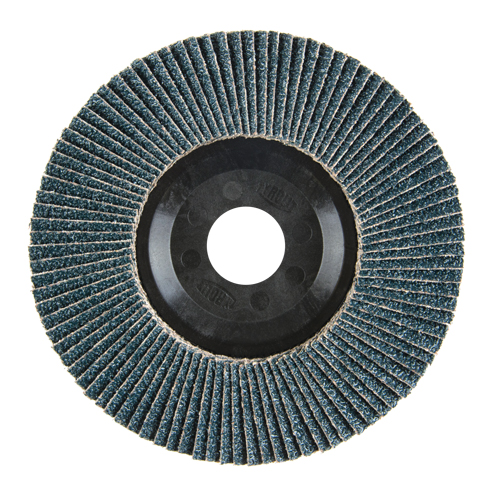 Disque &agrave; lamelles, 5" x 7/8", Type 27, Grain 40, Zirconium Rock Safety Industrial Ltd