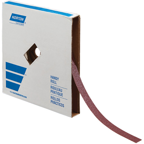 Metal Sanding Roll, Aluminum Oxide, 1" W x 150' L, 60 Grit Rock Safety Industrial Ltd