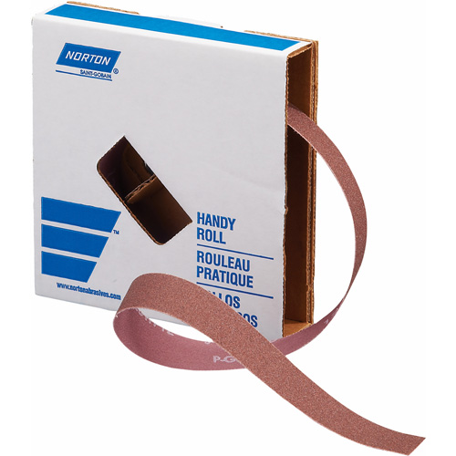 Rouleau de toile abrasive Metalite K225, Oxyde d'aluminium, 1" la x 30' lo, Grain P100-J Rock Safety Industrial Ltd