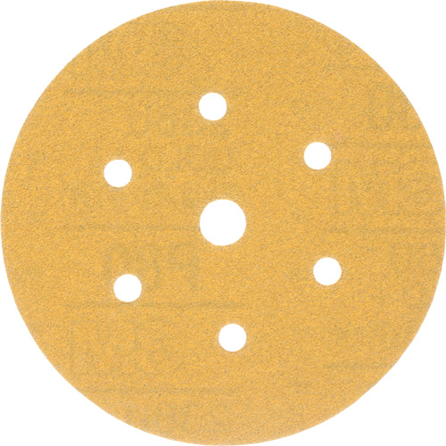 Film pour disque Hookit de 3M, dia 6", Grain P80, Oxyde d'aluminium, Poids C Rock Safety Industrial Ltd