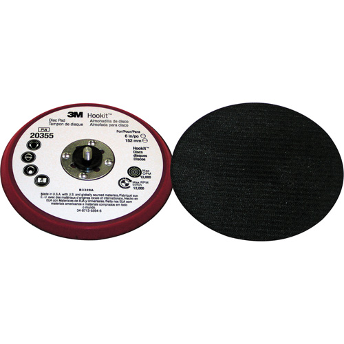Tampon d'appoint &agrave; profil bas pour disque Hookit Rock Safety Industrial Ltd