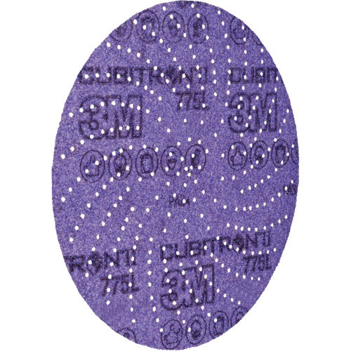 Disque abrasif 775L Cubitron II Hookit, dia 5", Grain 80+, C&eacute;ramique, Poids F Rock Safety Industrial Ltd