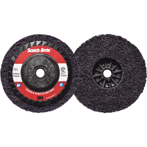 Scotch-Brite Clean & Strip XT Pro Disc, 5" Dia., Extra Coarse Grit, Silicon Carbide Rock Safety Industrial Ltd